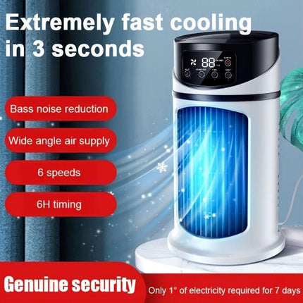 USB Cooling Fan & Humidifier — 6 Speed.