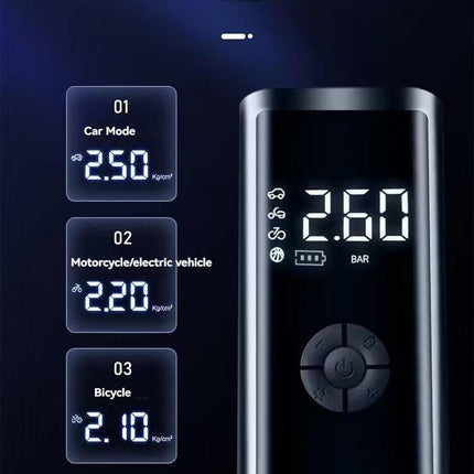 Car portable car motorcycle tire automatic inflator.