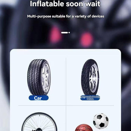 Car portable car motorcycle tire automatic inflator.
