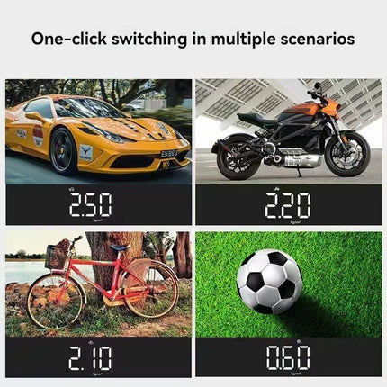 Car portable car motorcycle tire automatic inflator.