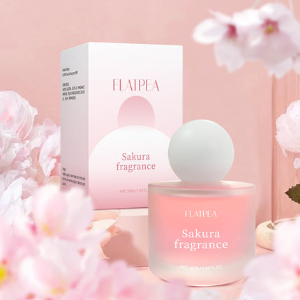 Hot-selling Cherry Blossom Women's Perfume Spray Natural Freshness Long-lasting Fragrance No Alcohol 50ml.