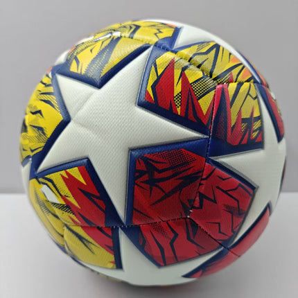 European Champions League painted football, seamless fit, perfect for family, school, club entertainment training and game excellent football.