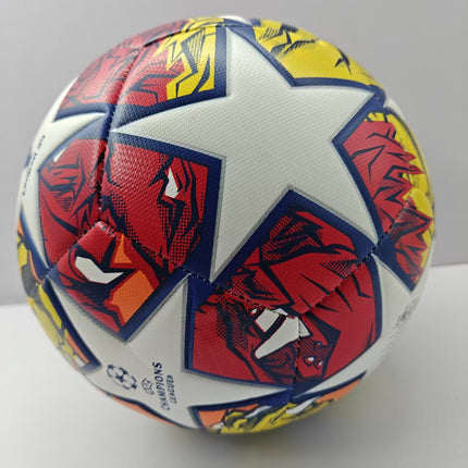European Champions League painted football, seamless fit, perfect for family, school, club entertainment training and game excellent football.
