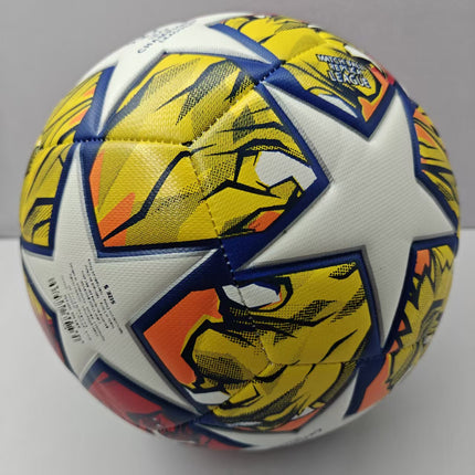 European Champions League painted football, seamless fit, perfect for family, school, club entertainment training and game excellent football.
