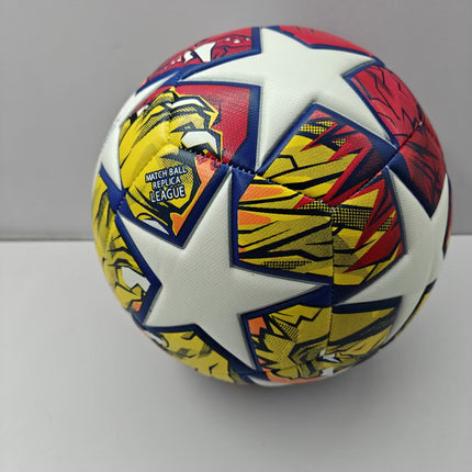 European Champions League painted football, seamless fit, perfect for family, school, club entertainment training and game excellent football.