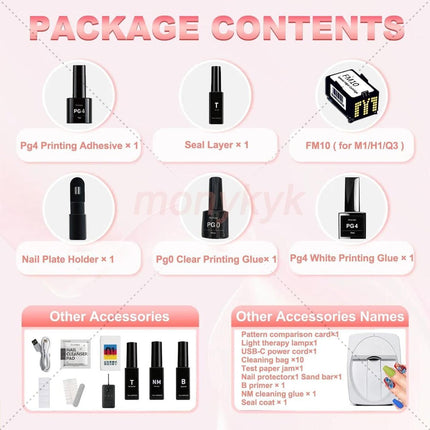 Consumables-Fm10 Ink, Base/Cleaning Glue