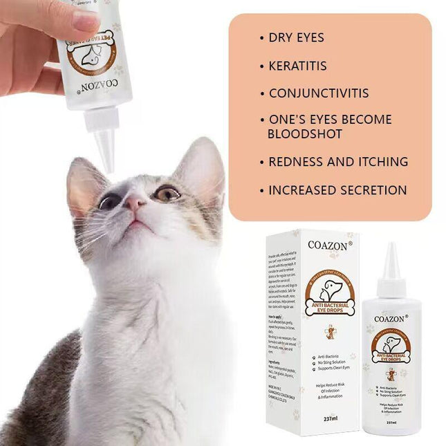 pet products Pet products COAZON, Eye Stain Remover for Dogs and Cats, Dry Eyes, Keratitis ,Conjunctivitis,One's Eyes Become Bloodshot,Redness And Itching, Increased Secretion.