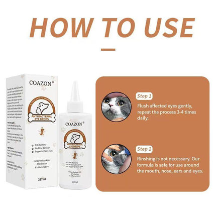 pet products Pet products COAZON, Eye Stain Remover for Dogs and Cats, Dry Eyes, Keratitis ,Conjunctivitis,One's Eyes Become Bloodshot,Redness And Itching, Increased Secretion.