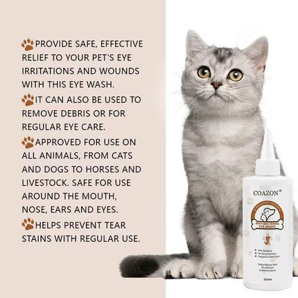 pet products Pet products COAZON, Eye Stain Remover for Dogs and Cats, Dry Eyes, Keratitis ,Conjunctivitis,One's Eyes Become Bloodshot,Redness And Itching, Increased Secretion.