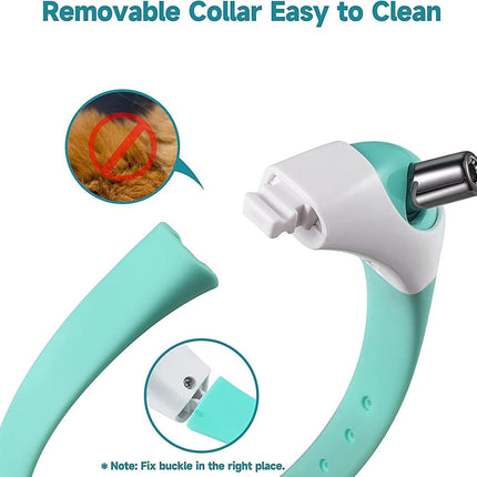 Automatic Laser Cat Collar Toy: Rechargeable Interactive Red Light Toy for Australian Indoor Cats & Kittens.