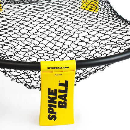 W3 Ball Original Roundnet Game Set, 4-Player Outdoor Volleyball with 3 Balls, Net & Bag for Lawn, Sand & Indoors.