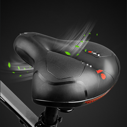 Bike Saddle with Rechargeable Taillight: 21×25×11cm Silicone Seat, 700g, Wrench Included for Aussie Cyclists.