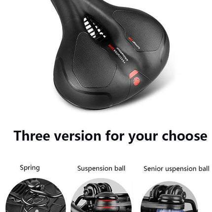 Bike Saddle with Rechargeable Taillight: 21×25×11cm Silicone Seat, 700g, Wrench Included for Aussie Cyclists.