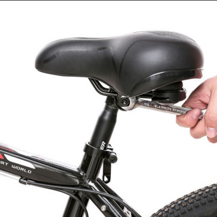 Bike Saddle with Rechargeable Taillight: 21×25×11cm Silicone Seat, 700g, Wrench Included for Aussie Cyclists.