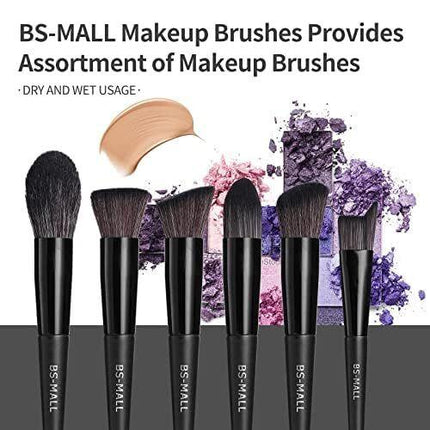 Black Professional Makeup Brush Set (18-Piece): Cruelty-Free, Versatile for Foundation, Blush & Eyeshadow, Ideal for Aussies.