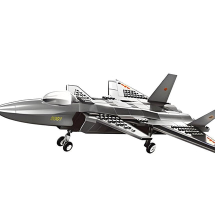 Christmas gift J-20 Stealth Fighter Jet Building Blocks Set, 229 Pieces Military Aircraft Model Kit for Kids Aged 6+ & Enthusiasts（J20 fighter）.