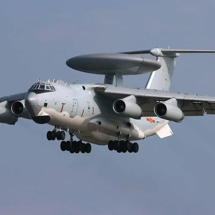 Christmas gift KJ2000 Airborne Early Warning Aircraft Building Blocks Set, 199 Pieces Military Model Kit for Kids Aged 6+ & Enthusiasts（KJ2000 early warning aircraft）.