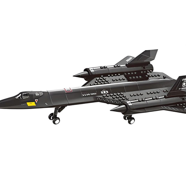 Christmas gift SR-71 Blackbird Reconnaissance Aircraft Building Blocks Set, 183 Pieces Military Model Kit for Kids Aged 6+ & Enthusiasts（SQ71 reconnaissance plane）.