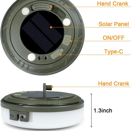 Solar Camping String Lights: 5-Mode IPX4 Waterproof USB/Solar Powered 2-in-1 for Outdoor Tents, Hiking & Party Decor.