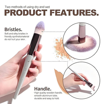 Champagne Gold Makeup Brush Set (18-Piece): Professional, Cruelty-Free for Foundation, Blush & Eyeshadow, Ideal for Aussies.
