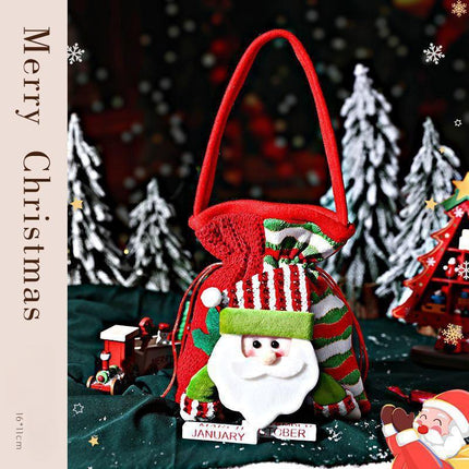 Christmas gift Festive Aussie Christmas Gift Bags: Cute Reindeer, Santa & Snowman Pouches for Xmas Treats & Gifting（moose）.