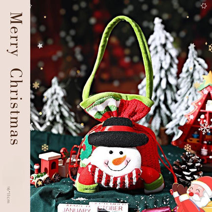 Christmas gift Festive Aussie Christmas Gift Bags: Cute Reindeer, Santa & Snowman Pouches for Xmas Treats & Gifting（moose）.