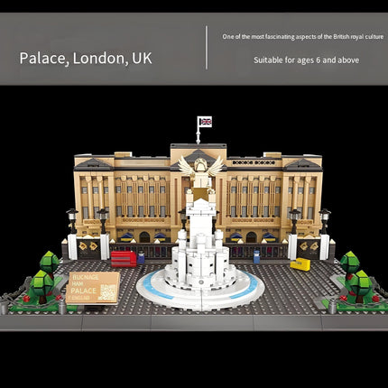 Buckingham Palace Mini Building Blocks Model – Iconic Landmark for Display, Gift & Educational Play (Beige) | Other Architectural Models Available In-Store.