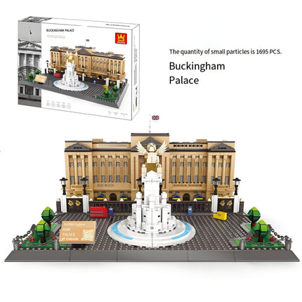Buckingham Palace Mini Building Blocks Model – Iconic Landmark for Display, Gift & Educational Play (Beige) | Other Architectural Models Available In-Store.