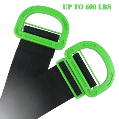 Adjustable Moving Straps with Handles – 2-Pack Heavy-Duty Furniture Lifting Belt for Boxes, Mattresses & Appliances (Up to 600 lbs).