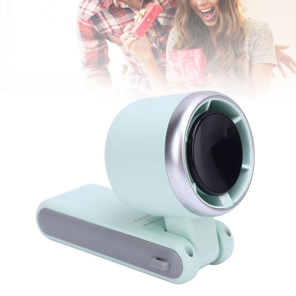Portable Turbo Handheld Fan with Digital Display – 5-Speed Rechargeable Mini Fan, 3600mAh Battery, Foldable & Neck Strap Design for Outdoor Travel and Daily Use(Green).