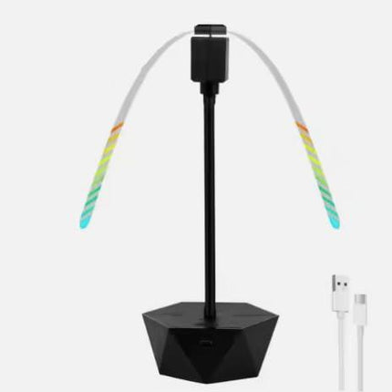 Rechargeable Anti-Fly Fan for Table – Foldable Holographic Blade Insect Repeller with Soft-Stop Safety, USB Charging for Indoor Outdoor Use, Picnic, BBQ, Kitchen, and Camping (Black).