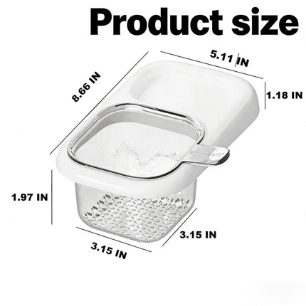 2-Pack Kitchen Sink Drain Basket – White Suction Mount Strainer for Food Waste, Tea Leaves & Vegetables – Space-Saving Filter with Top Storage (White).