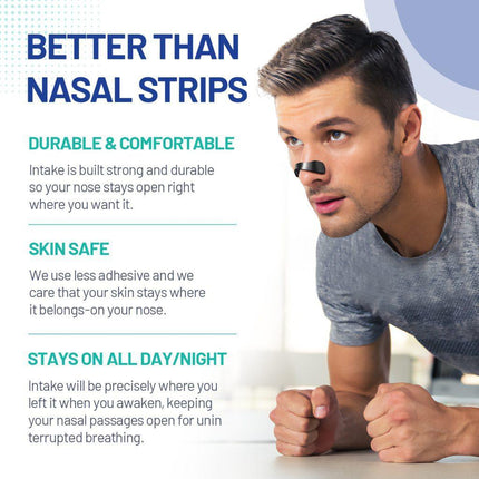 Black Magnetic Nasal Strips Kit (15-Day Supply): Breath Support with Reusable Bands & Adhesive Tabs – Enhance Oxygen Flow, Reduce Snoring, Improve Sleep.