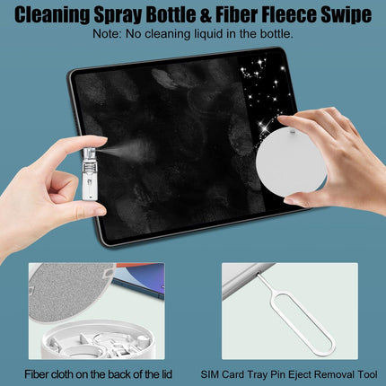 20-in-1 Multi-Function Electronics Cleaning Kit – Portable Keyboard, Earphone, Camera & Screen Cleaner Set with Brush, Spray Bottle & Tools (White).