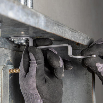 Orange Conduit Lockout Wrench Set – 3-Piece Offset Tool for 1/2", 3/4", 1" Pipe Nuts | Magnetic Storage & Hooked Tip Design | Ideal for Tight Spaces.