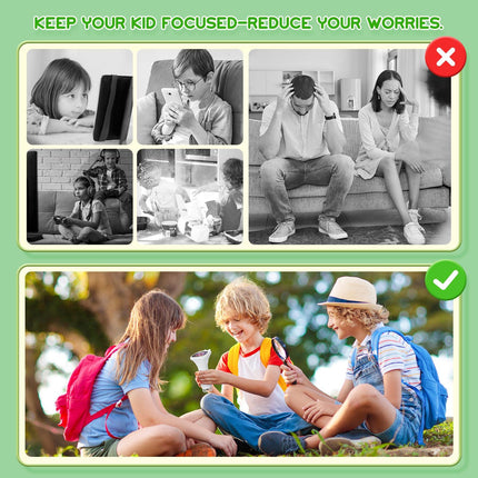Student Digital Microscope for Kids – Portable 1000x Magnification Handheld Scope with 2 Inch HD Screen, LED Light & Photo Storage, Ideal for Science Class and Outdoor Exploration (White).
