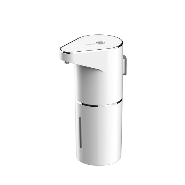 Automatic Sensor Foam Soap Dispenser – 350mL Rechargeable Touchless Hand Soap Pump with 3 Adjustable Levels & Type-C Charging (White).