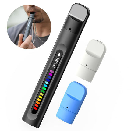 Portable Smart Breathing Trainer – Rechargeable Respiratory Exercise Device with LED Progress Bar | Boost Lung Capacity & Endurance for Athletes, Runners & Fitness Enthusiasts.