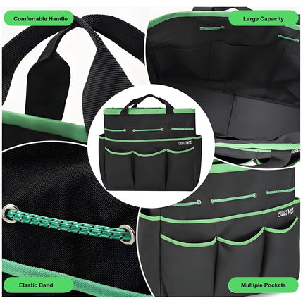 Complete 8-Piece Garden Tool Set with Carry Bag – Stainless Steel & Aluminum Tools for Digging, Pruning, Planting, and Weeding.