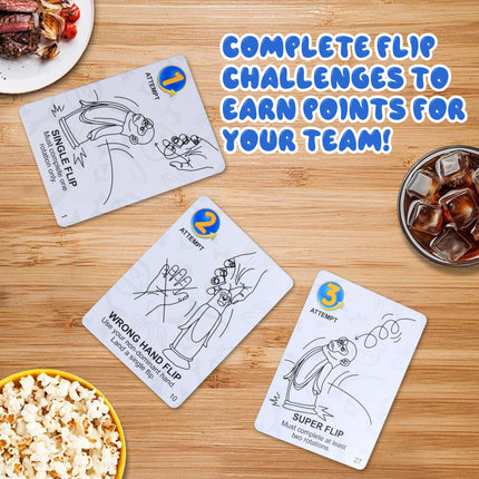 Banana Monkey vs Sharkman Flip Game – Fun Toss & Flip Challenge for Family, Party & Group Play | Other Action Games Available In-Store.