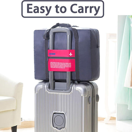 Compact Foldable Travel Duffel Bag – Lightweight Carry-On for Weekend Trips, Overnight & Gym Use (Pink) | Other Colors Available In-Store.