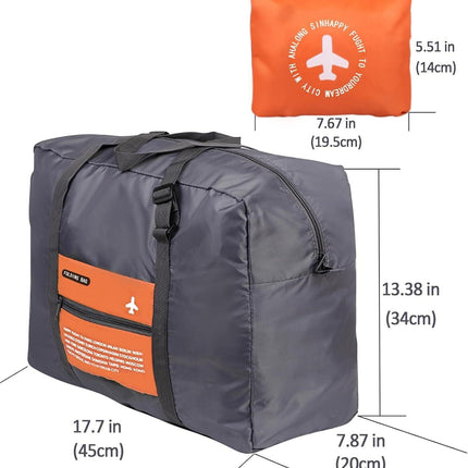 Compact Foldable Travel Duffel Bag – Lightweight Carry-On for Weekend Trips, Overnight & Gym Use (Orange) | Other Colors Available In-Store.