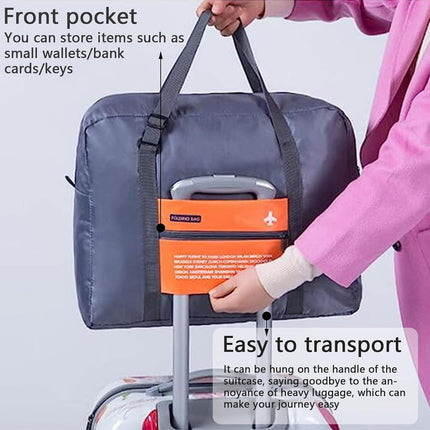 Compact Foldable Travel Duffel Bag – Lightweight Carry-On for Weekend Trips, Overnight & Gym Use (Orange) | Other Colors Available In-Store.