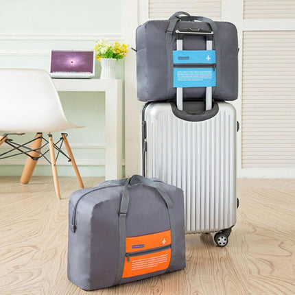 Compact Foldable Travel Duffel Bag – Lightweight Carry-On for Weekend Trips, Overnight & Gym Use (Orange) | Other Colors Available In-Store.