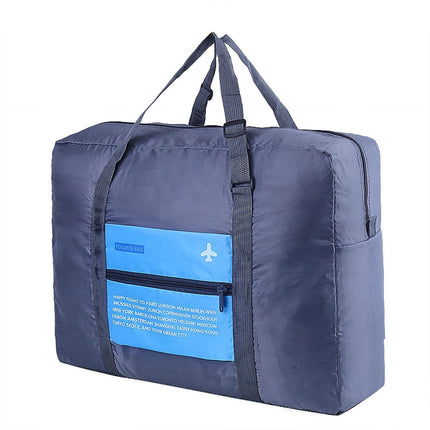 Compact Foldable Travel Duffel Bag – Lightweight Carry-On for Weekend Trips, Overnight & Gym Use (Blue) | Other Colors Available In-Store.