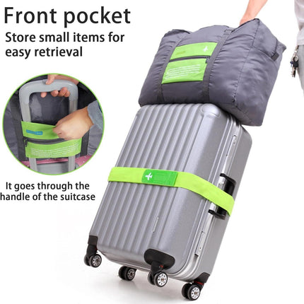 Compact Foldable Travel Duffel Bag – Lightweight Carry-On for Weekend Trips, Overnight & Gym Use (Green) | Other Colors Available In-Store.