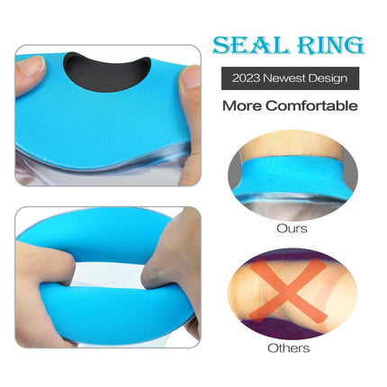 Lower Arm Waterproof Shower Sleeve for Kids – Reusable Cast Protector for Wrist, Forearm & Hand During Bathing or Water Activities (Blue).