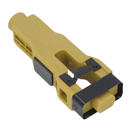 Green Door Latch Mortise Tool – Professional Stainless Steel & ABS Installation Kit for 1-3/4" or 1-3/8" Doors | Accurate Cutting Template with Anti-Slip Handle.