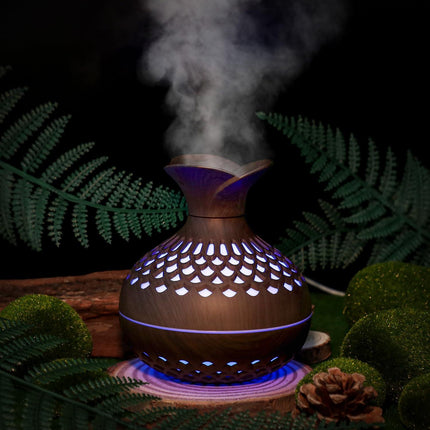 USB Cool Mist Humidifier, Wood Grain — Darkwood.
