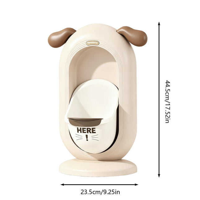 Wall-Mounted Kids Urinal for Boys – Adjustable Height Training Potty with Cute Cartoon Design, Anti-Splash, Easy to Clean, Portable Toilet for Home, Nursery, Travel (Beige).